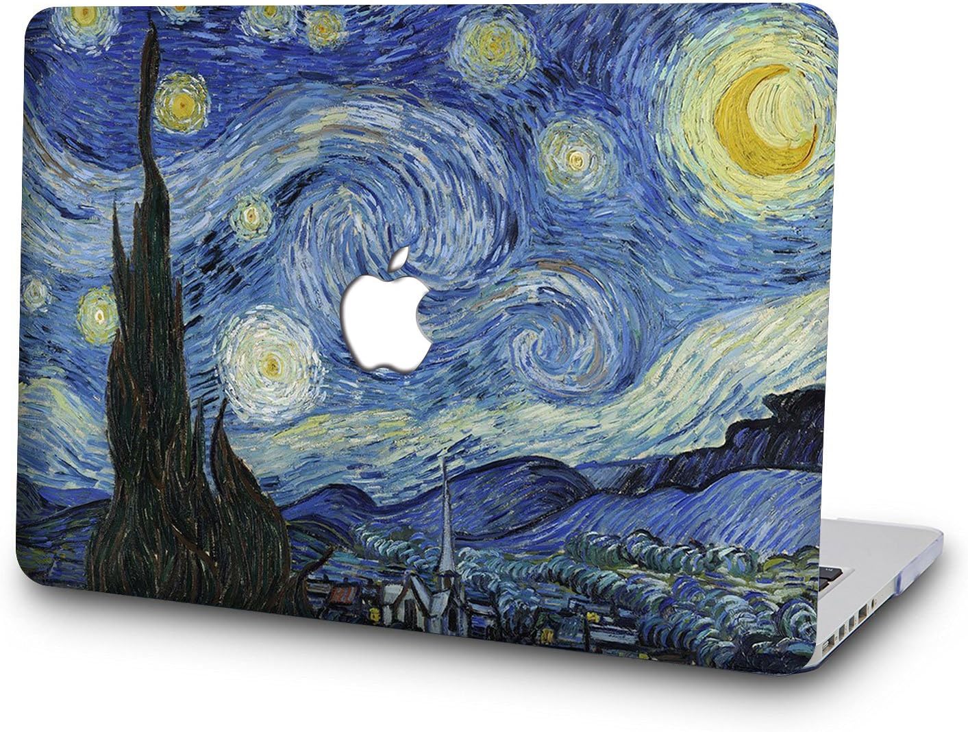 SAYA MacBook Pro 13 Shell 2019 2018 2017 2016 Release A2159 A1989 A1706 A1708,Hard Case Cover Shell for New MacBook Pro 13 with/Without Touch Bar Starry Night