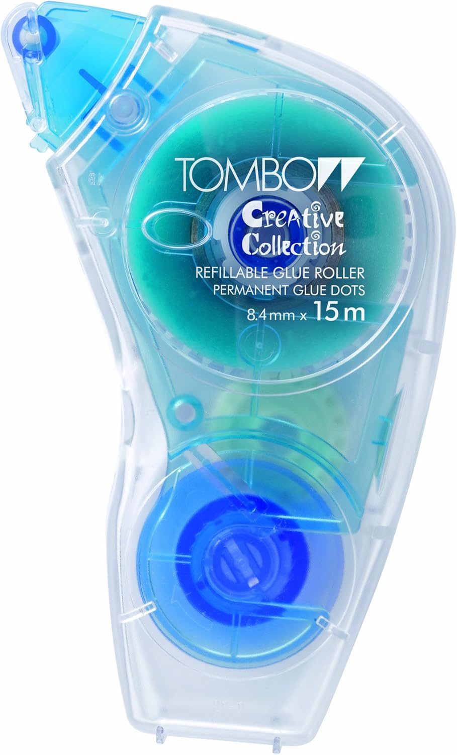 Tombow Glue Dots Roller, Permanent, Refillable. Tape Length 15M, Tape