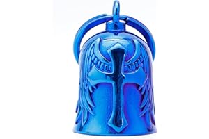 CYZBTBL Motorcycle for Bells - Motorcycle Angel Bell for Men Women,Bell Biker Accessory,Guard Riding Safety (Cross Black)