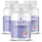 Flush Factor Plus &ndash; Original Formula &ndash; 30 Ct, 3 Month Supply | Original-formula capsules, plant-based | No Stimulants, Made in USA | Easy-to-swallow daily capsule