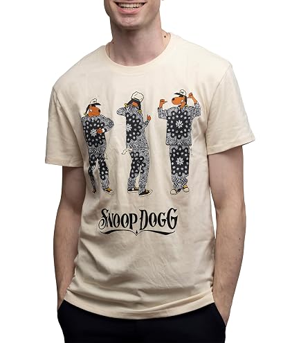 Dogg Supply Men's Snoop Dogg Graphic Tee Super Soft T-Shirt, Black