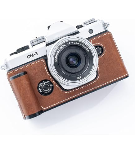 Amazon.com : OM-1 Camera Case, BolinUS Handmade Genuine Real