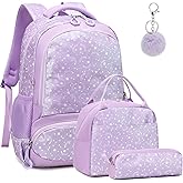 Girls Backpack for Elementary Kids School Bookbag Set Cute Unicorn Backpacks for Girls Water Resistant