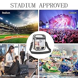 USPECLARE Clear Purse Stadium Transparent Messenger