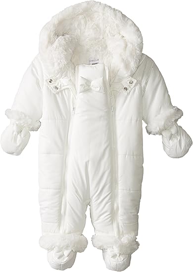 baby boy fur snowsuit