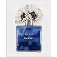 Stupell Industries Fashioner Perfume Flower Blue Watercolor, Design by Artist Amanda Greenwood Wall Art, 16 x 20, Canvas