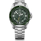 Victorinox Journey 1884 Automatic Green Dial Stainless Steel Bracelet Watch 43mm - 242015