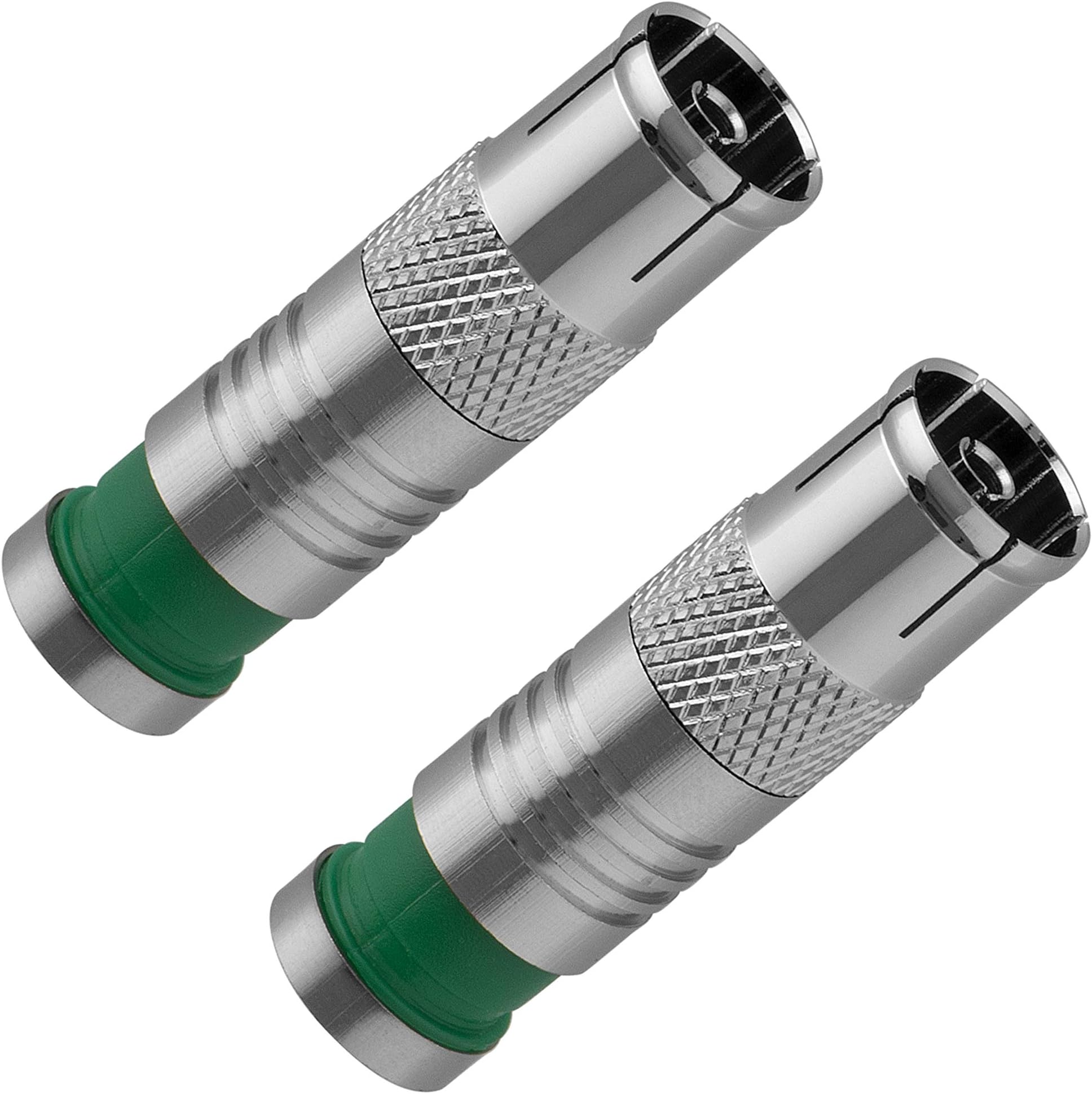Antsig Coax Connectors Pal Female RG6 Compression (2 Pack)