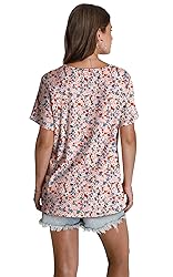 WEESO Ladies Tops and Blouses Casual Short Sleeve