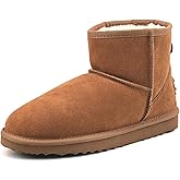 AUSLAND Men's Classic Water-resistant Short Snow Boots 5654