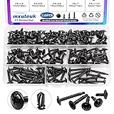 mxuteuk #8 Self Tapping Screws,410 Stainless Steel