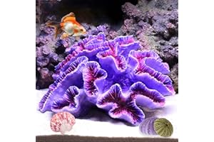 Besimple Aquarium Coral Ornaments Decor Fish Tank Plants Decoration for Aquarium Landscape,Purple