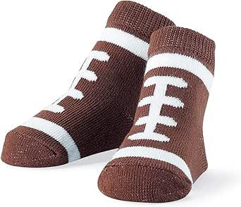 Mud Pie Newborn Baby-Boys Football Socks