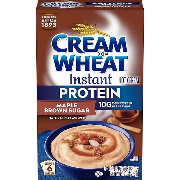 CREAM OF WHEAT INSTANT HIGH PROTEIN HOT CEREAL,...