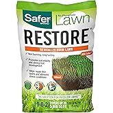 Safer Brand 9335SR Lawn Restore Natural Lawn Fertilizer - Non-Burning Fertilizer - 9-0-2 NPK - Covers up to 5,000 Sq Ft
