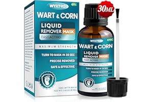 WYXTRO Wart Remover Freeze Off, Wart Corn Removers for Toes, 17% Salicylic Acid Fast-Acting Wart Removal Liquid with Soothing Botanicals for Plantar Wart, Common Wart, Flat Wart, Corn, Callus - 30ML