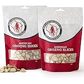 Dairyland American Ginseng Slices - 16 oz Pack Wisconsin Ginseng Slices – Certified Something Special from Wisconsin - Non-GMO, Gluten Free Sliced Root - Herbal Supplement in Soup, Tea, Congee