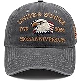 250 Anniversary USA Hat - America 250 Merchandise,250 Year American Anniversary Hat Eagle Patriotic Embroidery Hat