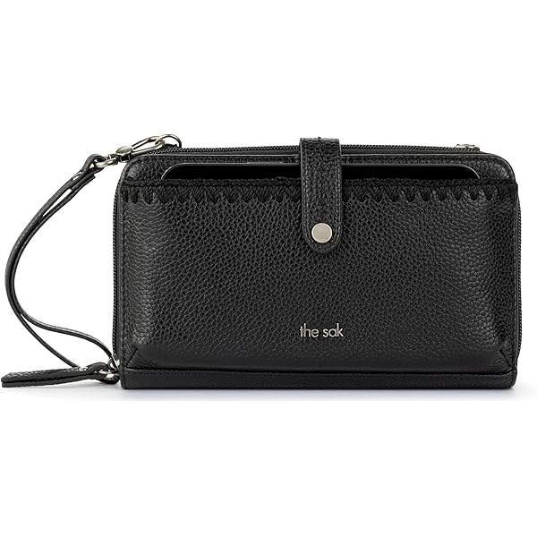 Fossil Women's Zoey Leather Small Crossbody Purse Handbag, Black