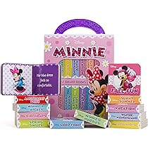 Disney - first little readers & maiyapen お得セット　多読 Disney Minnie Mouse - My First Library Board Book Block 12