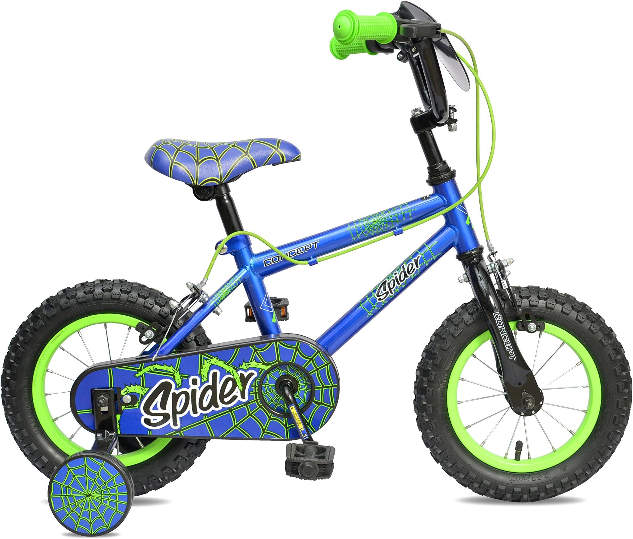 New Pedal Pals 12" Boys Spider Bike to suit 3-5yrs