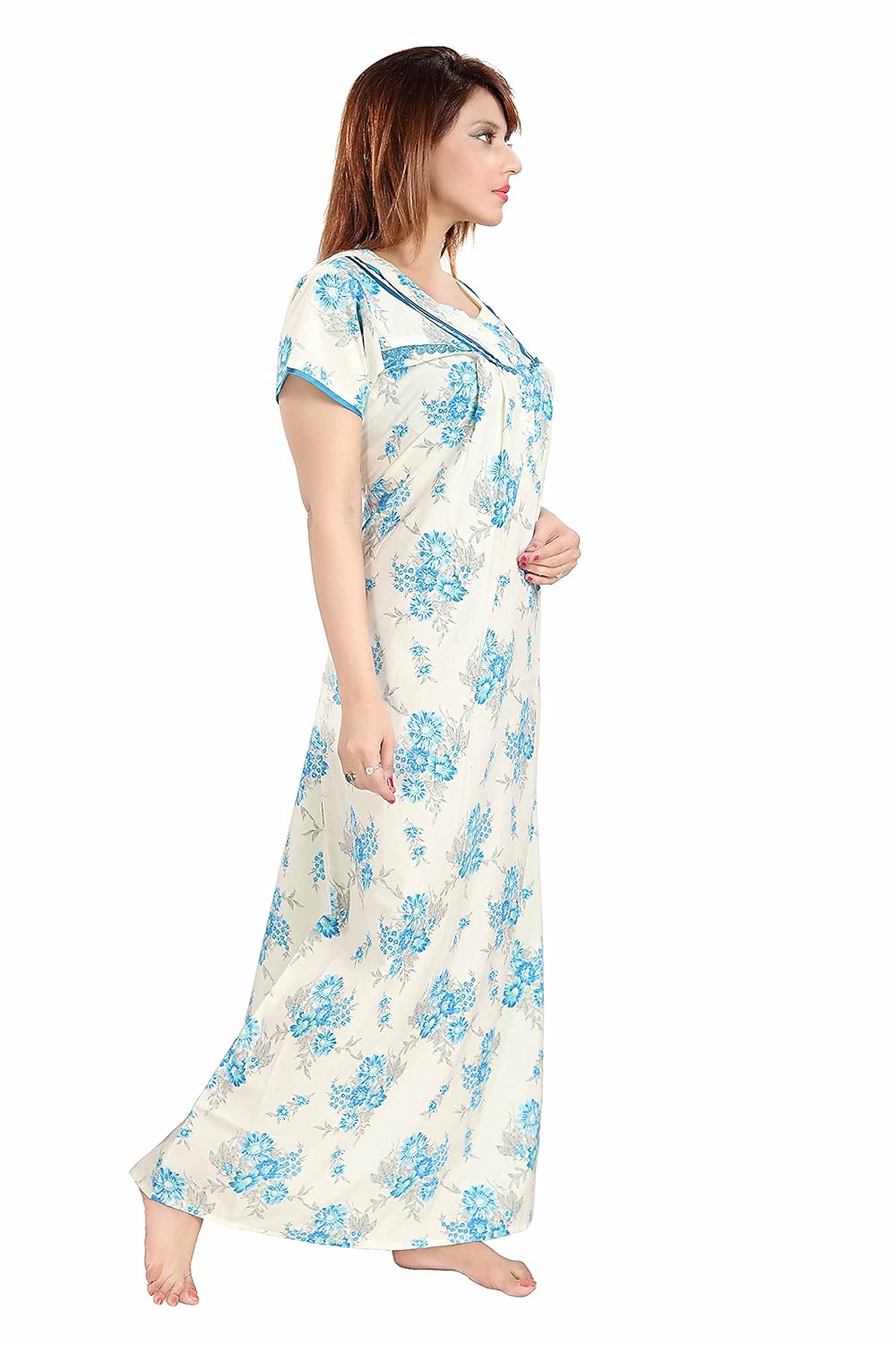 soulemo womens premum nighty. front open 529