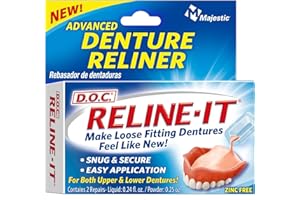 DOC D.O.C. Reline-It Advanced Denture Reliner Kit ( Pack of 2)