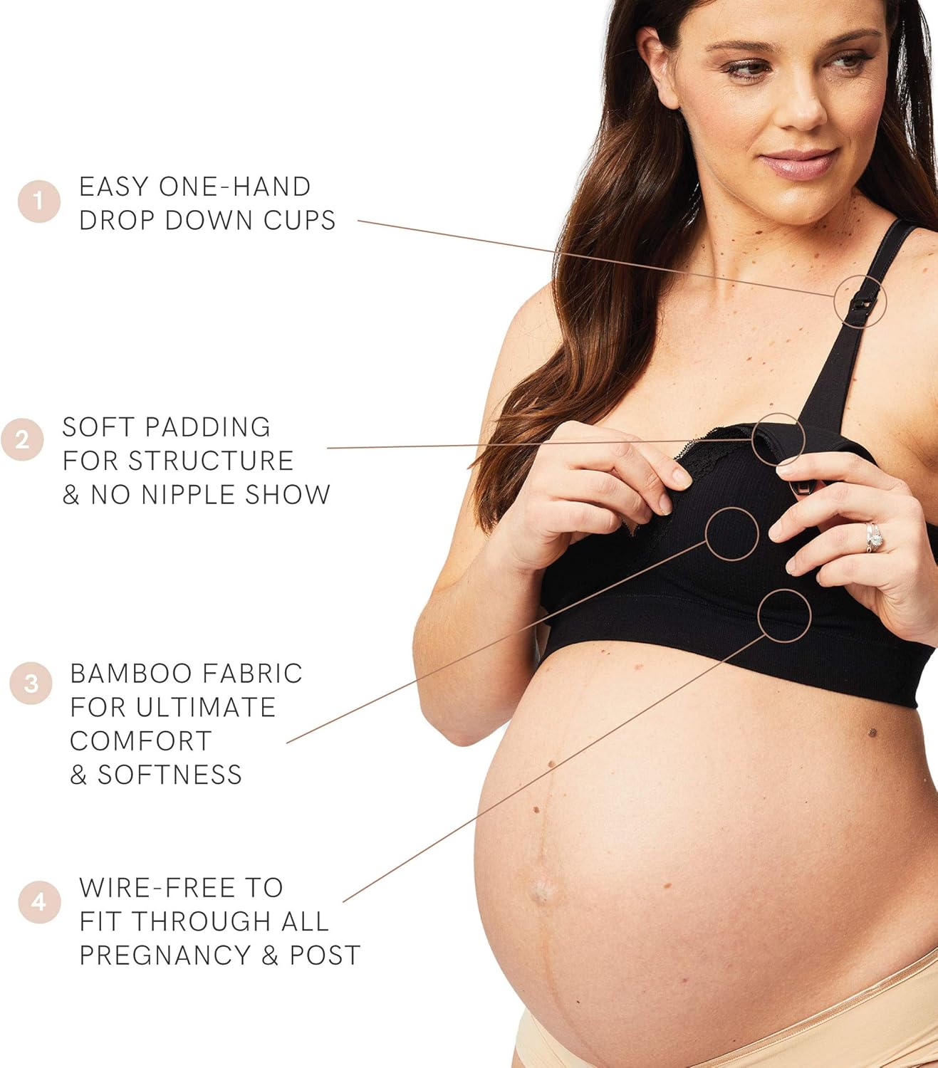 Cake Maternity Tutti Frutti Bamboo Wire Free Nursing Bra for Breastfeeding, Wireless Maternity Bra (for B-H Cups) at  Women’s Clothing store