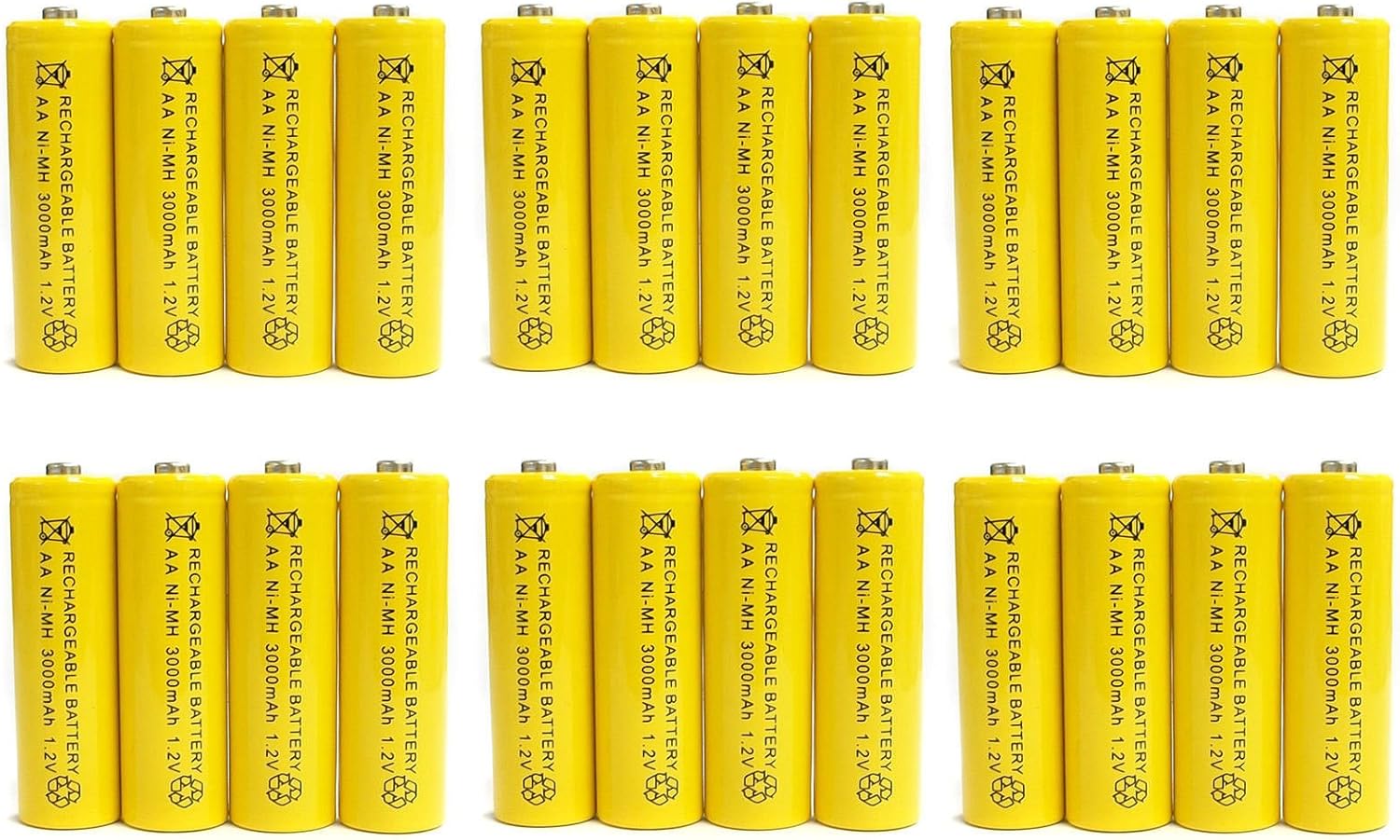 X 3000mah 1 2v Ni Mh Rechargeable Battery Go Green Lcd Intelligent Charger Multipurpose Batteries Power Consumer Electronics