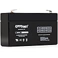 ExpertPower EXP612 6V 1.2 Amp Rechargeable Battery Replaces LEOCH DJW6-1.2 T1 F1 6V1.3AH 6V1.4AH 6V1.2AH LP6-1.4 - F1 Terminals (Valve Regulated Lead Acid Battery)