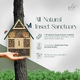 Pelle & Sol Eco-Friendly Bee House | Bug Hotel for Bees & Insects view 6