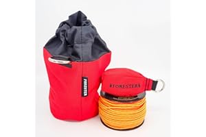 Traverse Creek Incorporated Forester Arborist Throw LINE Combo 15OZ Throw Bag, 166' LINE, Durable Bag