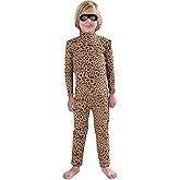 Full Bodysuit Include Felt Eye Mask Kids Dancewear Without Gloves and Socks Solid Color Spandex Zentai Child Unitard