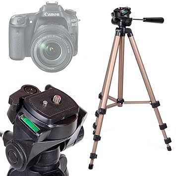 DURAGADGET Trípode con Nivel De Burbuja para Cámara Canon EOS ...