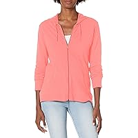 Hanes Women's Jersey Full Zip Hoodie