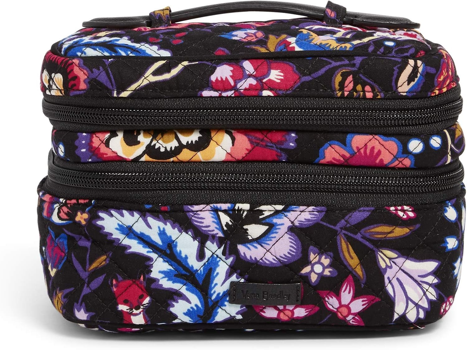 Vera Bradley Signature Cotton Jewelry Organizer Train Case