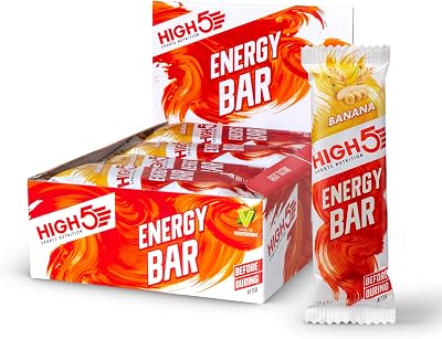 HIGH5 Energy Bars 12x55g Banana Vegan Oats Real Fruit Multipack