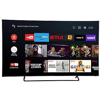 Akai 164 cm (65 Inches) 4K Ultra HD Smart LED TV AKLT65U-DS73K (Black) (2018 Model)