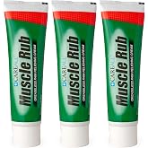 CareAll Muscle Rub Non-Greasy Cream 3.0 oz. (3 Pack) Ultra Strength. Relief from Minor Aches and Pains in Muscles and Joints. 10% Menthol &amp; 15% Methyl Salicylate