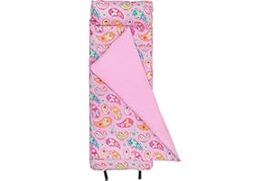 Wildkin Kids Original Nap Mat – Cozy Kids Sleep Mat with Pillow, ideal for School & Travel