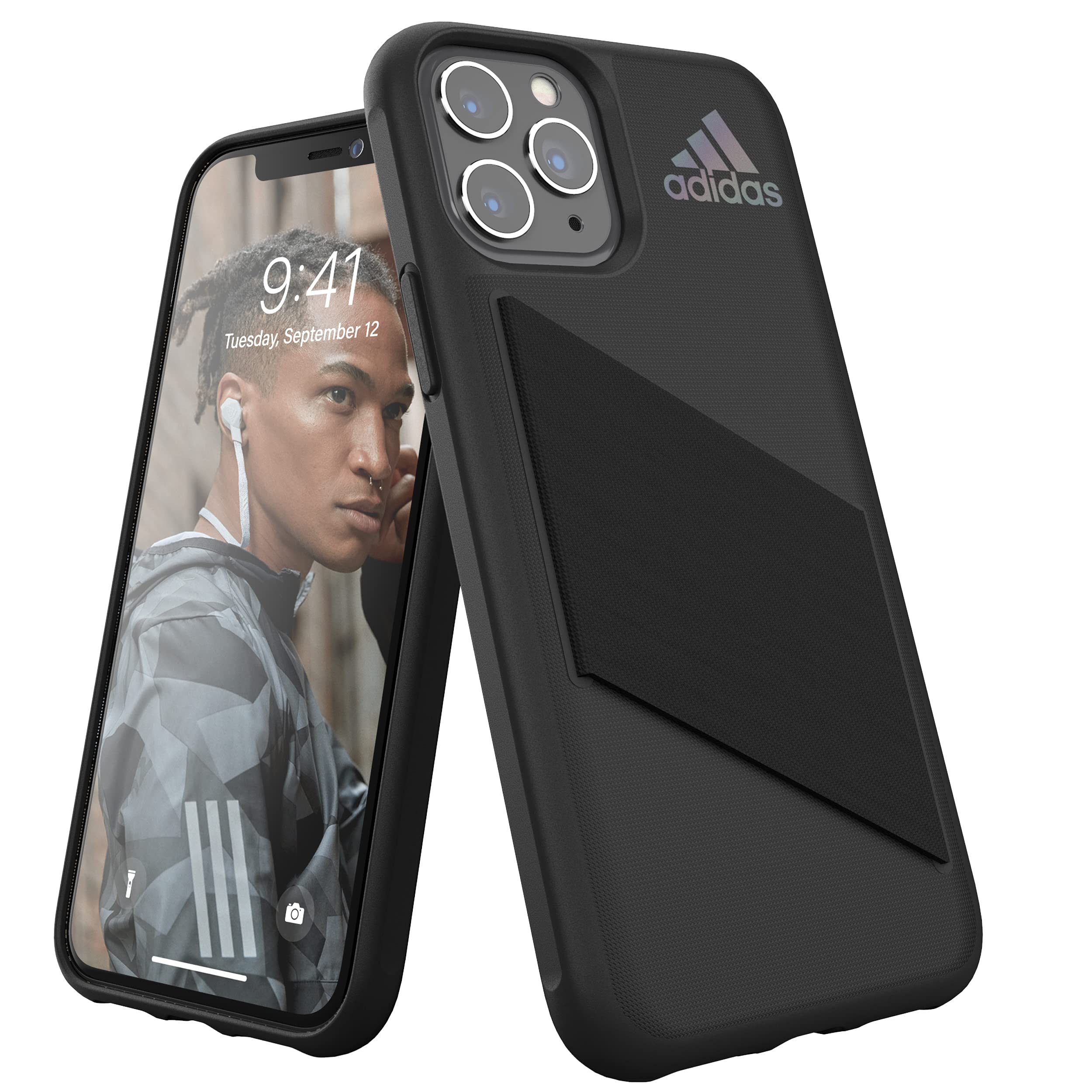 adidas Sports Compatible with iPhone 11 Pro Case for Mobile Phone - Black