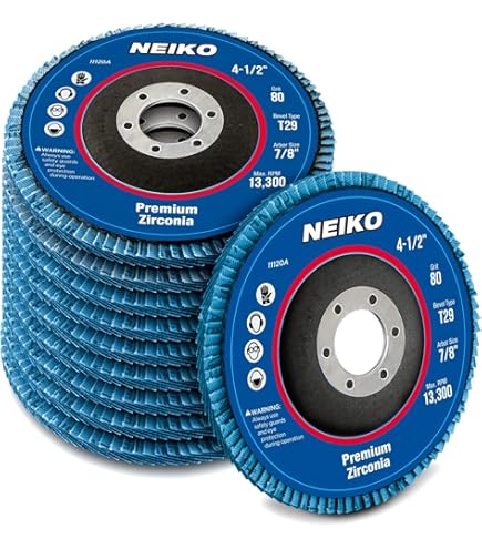 Amazon.com: Neiko 11142A Premium Zirconia Flap Disc | 4.5