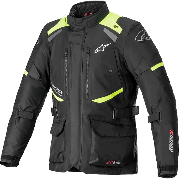 Alpinestars Hurricane Men's Rain Jacket - Lightweight Waterproof Motorcycle Jacket, Black, Large