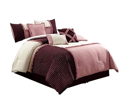 Chezmoi Collection Com Emiko By Luxury Ruffles Patchwork Rose Pink