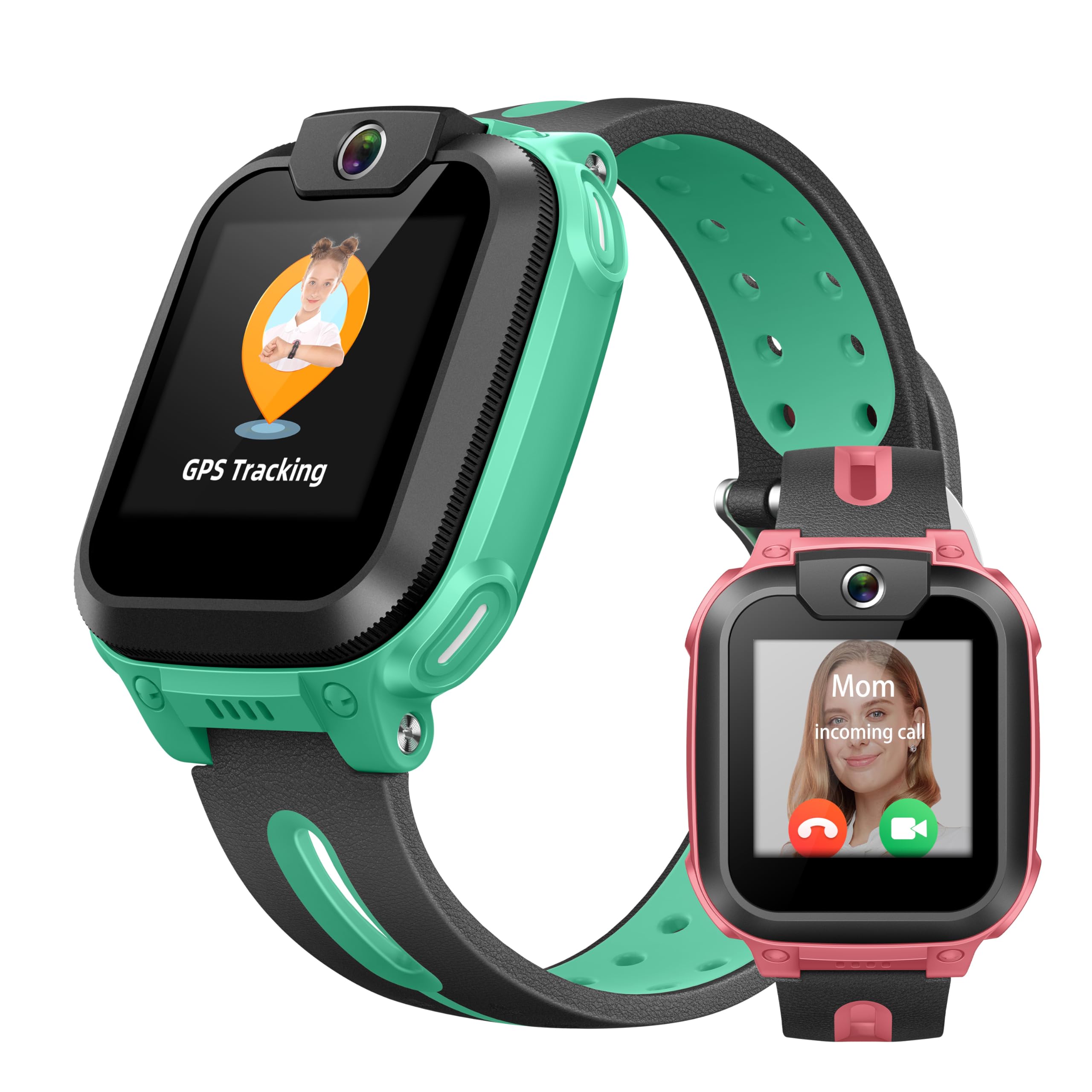 imoo Watch Phone Z1 Kids Smart Watch, 4G Kids Smartwatch with Video and Phone Call Durable, GPS Watch and IPX8 Water Resistance (Green)