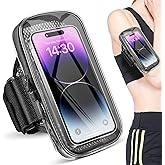 Phone Holder for Running, Armband for iPhone 16 15 14 13 Pro Max 12 11 Plus X Samsung Android Up to 6.9'', Universal Arm Bands Bag with Key Card Pocket for Exercise Walking Workout Fitness