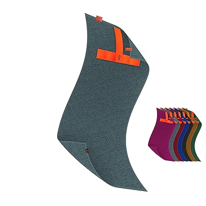 skilly Flex Band Sporthandtuch/Fitnesshandtuch | Perfekt für Fitnessstudio | Saugfähig und extra weich| gymtowel 100x 50cm | 