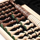 A&A 15 inch Magnetic Wooden Chess Set Folding Board Staunton 3 inch King view 3
