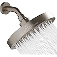 Luxury Rainfall Shower Head - High-Pressure Showerhead Jets Rain Shower Head Ant Clog Silicone Nozzles 1 8 Gpm Deluxe Chrome B08qr7pgct 081125 Hq