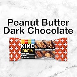 KIND Minis Healthy Snack Bar, Peanut Butter Dark